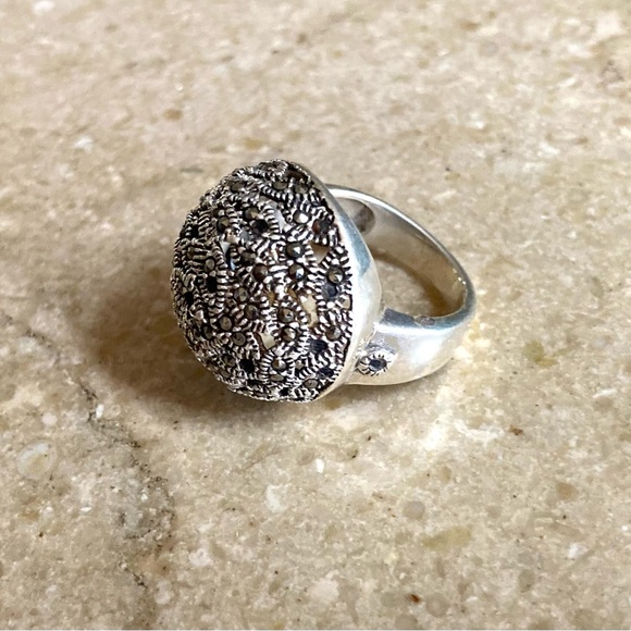 Marcasite ring - Picture 2 of 2